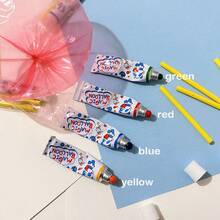 1/5/10个装 4色经典熊猫塑料泡泡，返校派对彩色泡泡气球，吸管吹气球创意气球，节日庆典派对皮纳塔填充物礼物（颜色随机） - 彩色 - 查看 9