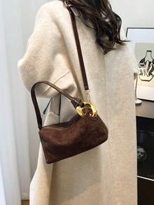 优雅、百搭、精致、时尚的斜挎包。2026新款——百搭时尚女包。 - 咖啡 - 查看 8
