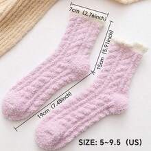 [Perfect Valentine's Day Gift Set]7 Pairs Of Soft Candy Color Socks For Women/Men | Pastel Rainbow Ankle Socks | Comfy Cotton Daily Wear | Cute Couples Gift Idea For Her/Him - 7 đôi (màu hỗn hợp) - Xem 6