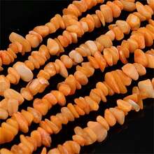 1 pieza Hebra de cuentas de piedra de concha de colores de 8X5mm, cuentas sueltas de estilo hawaiano de playa de verano para pulsera, collar, accesorios de llavero DIY hechos a mano - Conchas y grava - Ver 9