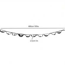 1set Made From Tear-Resistant, Weatherproof Nylon Webbing, This Hanging Rope Withstands Rain, Wind, And Rough Outdoor Use Without Fraying Or Stretching., Camping Equipment - Multicolor - View 11