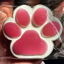 2025新款 - 多色硅胶猫爪葡萄慢回弹玩具，1个装，挤压减压，绿紫橙蓝粉可选，适合旅行/教室/浴室/桌面，儿童及成人适用，舒缓放松造型，生日/节日/礼物 - 彩色 - 查看 10
