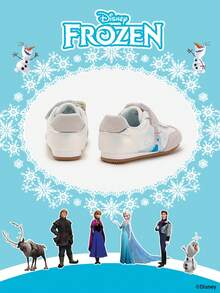 Disney Bộ sưu tập giày thể thao trẻ em Frozen phiên bản hợp tác chính thức, bao gồm giày công chúa , Anna và Arendelle, phù hợp cho sinh hoạt hàng ngày, các hoạt động thể thao ngày lễ và ngoài trời. Đế giày thoải mái, chống trơn trượt và thoáng khí. - trắng - Xem 3