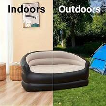 Divano letto gonfiabile, adatto per uso interno/campeggio in tenda/attività all'aperto, divano rilassante gonfiabile - Multicolore - Visualizzare 3
