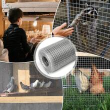 Galvanized Chicken Wire Fencing, Hardware Cloth Garden Plant Supports Welded Metal Chicken Wire Fence, Poultry Animal Netting Cage Screen Garden Protection - A - View 10