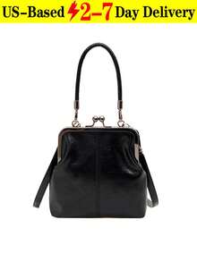 Elegant Commuter Crossbody Bag With Quick Access Buckle Design Textured Faux Leather Crossbody Bag For Working Professionals Versatile Handbag Perfect For Travel And Casual Wear Purses And Bags Women Tote Bag Summer Crossbody Bags For Women Beach Bag Shoulder Bag Y2k Beach Accessories For Women - 彩色 - 查看 12