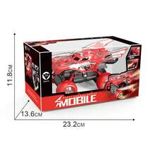 Diseño Popular de coches de pedal infantil con función de pulverización gcc, coches mixtos rojos y negros, coches laterales de murciélagos,Vehículo acrobático de spray de murciélagos,Vehículo acrobático en aerosol,Vehículo de control remoto por inducción de gestos,Coche de control remoto de música de iluminación - color aleatorio - Ver 3