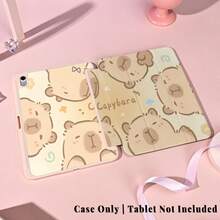 1 Peça Capa Protetora com Slot para Caneta, Suporte Magnético Multi-Ângulo, Função Dormir/Despertar Automática, Capa de Tablet Kawaii Compatível com Pro/Air/Compatível com Samsung Galaxy A9/S9/S7/S10+/Compatível com XIAOMI Pad/5/6/7 - Multicolorido - Visão 1