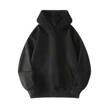 This Men's Casual Sports Hoodie Is  A Long-Sleeved Hooded Sweatshirt For Both Men And Women, Perfect For Everyday Wear And Outdoor Activities, And An Ideal Gift For Friends. - 黑色 - 查看 1
