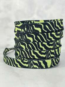Unisex Fashion Shoelaces Fit For Skate Shoes, Sneakers, Athletic Shoes, Leopard Print Design - 彩色 - 查看 11