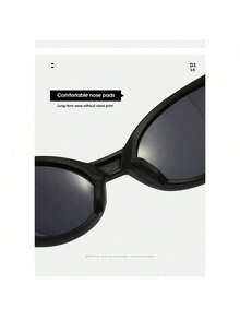Unisex Outdoor Sports Elliptical Casual Travel Cycling Retro Polarized Eyeglasses, Hip Hop Style - Multicolor - View 5