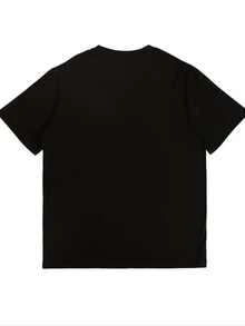 ブラックTシャツ 仮面ライダーのアイコン柄 カッコいい 200g の純綿 T シャツ。グラム重量が高く、質感が高い。日常のレジャーに着用可能。男女兼用のスタイルで、通勤やデートにもマッチする万能アイテムです - ブラック - チェックする 3
