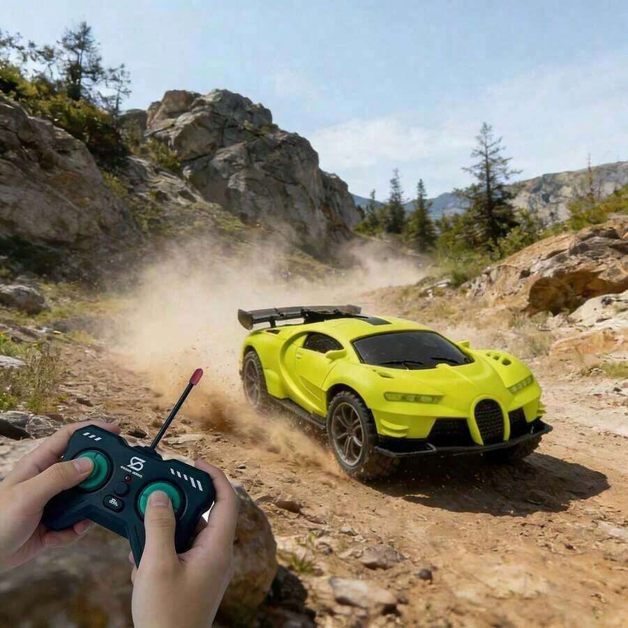 Remote Control Toy Car For Kids, Luxury RC Racing Car, Super Simple And Easy To Control Sports Car, Children's Toy, Birthday Gift [Batteries Not Included] - T1-98628A - View 1