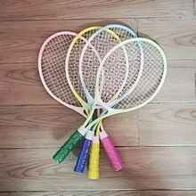 21-Inch Beginner Tennis Racket, Aluminum Alloy Frame, Suitable For Sports Courts, Schools And Spacious Outdoor Environments, Suitable For Both Men And Women, Perfect New Year And Christmas Gift, Seasonal Sports Equipment | Durable Racket Design | Aluminum Alloy Racket - Multicolor - View 7