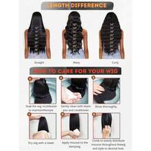 Highlight Brown Body Wave Wigs, 13*4 Lace Front Human Blend Hair, Elegant Style, Long Body Wave Hair Wigs For Women, All Ethnicities, Human Hair Wig, Daily Party Use - S4/30 - View 9