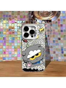 おしゃれなスマホケースfor  16 Pro Max/16 Plus/16 Pro/16/15 Pro Max/15 Plus/15 Pro/15/14 Pro Max/14 Plus/14 Pro/14/16E/13 Pro Max/13 Pro/13/12 Pro Max/12 Pro/12/11 Pro Max/11 - 半透明シルバー3 - チェックする 4
