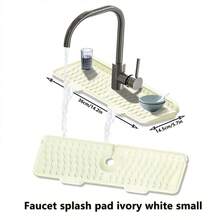 1pc Silicone Tap Splash Guard - Foldable, Anti-Slip, Textured Surface, Suitable For Kitchen And Bathroom Sinks, Multiple Compartments To Prevent Spilling, Bathroom Sink Mat | Foldable Design | Silicone,Teacher's Day, World Cup - Multicolor - View 15