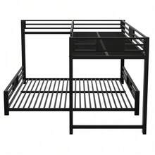 Kids Bed Frames, Headboards & Footboards - Black + Metal + 140cm*200cm - View 11