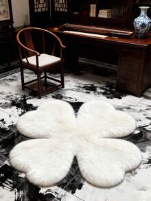 1 tấm thảm trang trí hình hoa màu trắng mềm mại, chất liệu thân thiện với da, thích hợp cho phòng khách, phòng ngủ, hành lang, nhà bếp, phòng tắm, phòng chơi game, phòng học, chống bám bẩn, dễ vệ sinh. - Nhiều màu - Xem 2