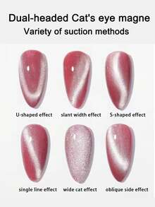 5mm Round Magnetic Beads, Ice Flower & Water Wave Pattern Nail Art Magnets, Detachable Strong Cylinder Magnets, Professional DIY Nail Design Shiny Effect Accessories, Salon Nail Art Tool Strong Small Round Magnets, Easy Magnetic Attachment, Suitable For Nail Art Enthusiasts And Beginners - Multicolor - View 6