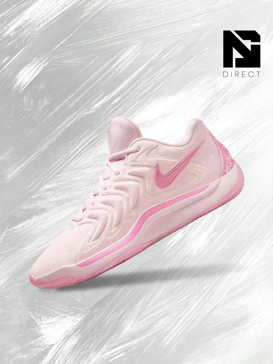 KD 17 NRG Aunt Pearl – Men's /Women's Lifestyle Sneakers – Shoes For Man/Woman-Vintage-Spring & Summer-Inspired Running Shoes, Shock-Absorbing Comfort, Gym To Streetwear Casual Wear-Easter Gift– FZ1518 600 - BỌT HỒNG/HỒNG NGOÀI - Xem 1