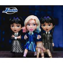 Simba Jada Toys官方出品《亚当斯一家》星期三2.5英寸金属收藏人偶 - 彩色 - 查看 1