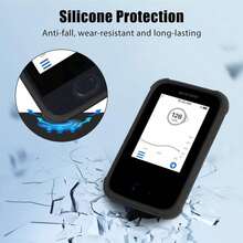 Dex Com G6 Receiver Case Silicone With 20PCS Transparent Patches - Dex Com G6 Sensor Shockproof Anti-Drop Protective Case By YOUSHARES - Black Case_Patch_20 - View 5