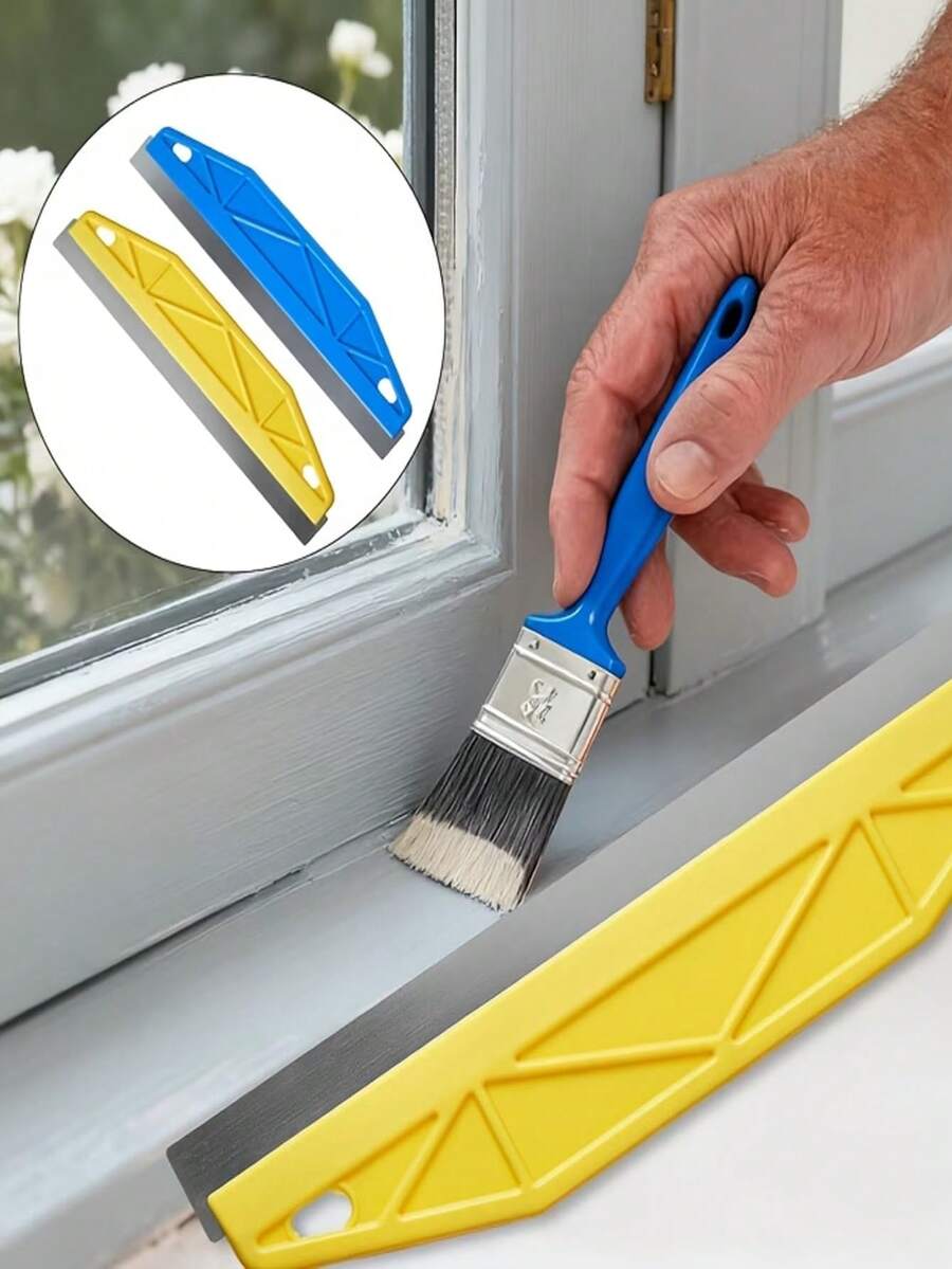 Thanh bảo vệ góc tường màu vàng chịu lực cao 12 inch, được trang bị tay cầm tiện dụng và thiết kế cạnh chắc chắn - Được làm từ nhựa/kim loại bền, thích hợp cho việc cắt tỉa tường, cắt giấy dán tường và xử lý cạnh. Thích hợp cho sử dụng trong gia đình và thương mại, cấu trúc chắc chắn và bền bỉ.