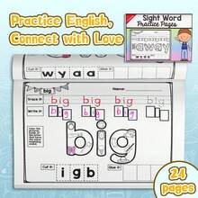 Libro de actividades de juegos de palabras - Páginas creativas de ortografía y trazado con juegos de formación de palabras y pistas de imágenes para una lectura sin pantalla, diversión con el lenguaje imaginativo y un momento de relax - Libro de ejercicios de palabras divertidas - Ver 8