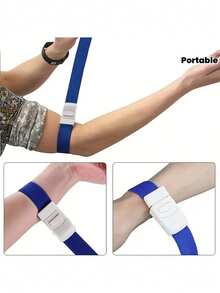Comfortable ABS Strap For Outdoor Use, Elastic Band With Buckle Closure, One Person Can Easily Use It Alone, With A Portable Emergency Compression Band, Practical For Home Use And Travel, Suitable For Outdoor Sports - Multicolor - View 3