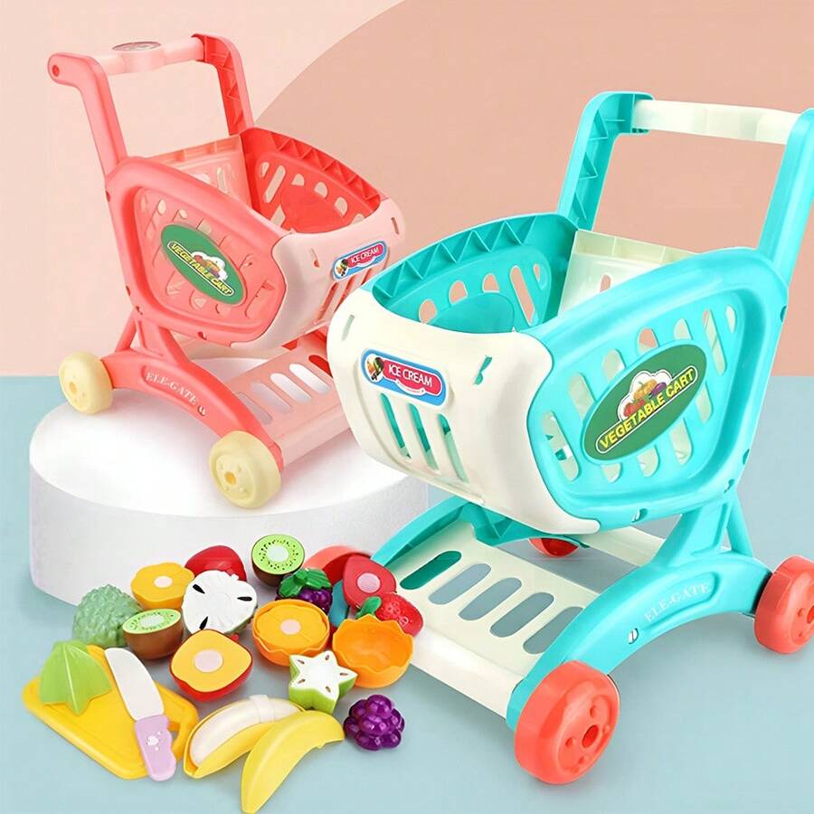 Kids Shopping Carts - Watermelon Pink - View 1