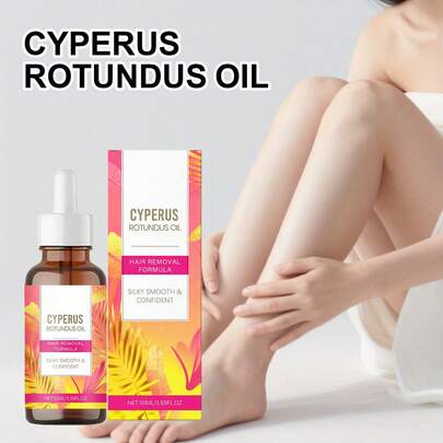 50ml Herbal Essential Oil. Gentle, Convenient, Relaxing And Soothing, Suitable For Daily Use. Applicable To Armpits, Chest, Legs And Other Body Parts.