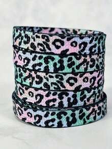 Unisex Fashion Shoelaces Fit For Skate Shoes, Sneakers, Athletic Shoes, Leopard Print Design - 彩色 - 查看 9