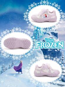 Disney 1 Pair Kids' Sports Shoes, Including Princess, Anna Princess, And Arendelle Princess Sports Shoes, Suitable For Daily, Holiday Sports And Outdoor Wear. Comfortable, Non-Slip, Durable And Breathable Soles - Mauve Purple - View 4