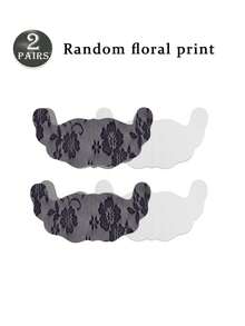 2 Pairs Ruffle Lace Lift Bra Petals, Suitable For Large Bust, Breathable Shaping Lift Bra Pasties - Multicolor - View 15