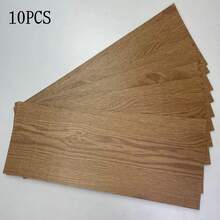 10片装，每片尺寸40x15厘米/15.75x5.91英寸，面积0.6平方米，可移除木纹地板贴纸，PVC材质，木纹自粘瓷砖贴纸，易于安装，防水防刮，适用于卧室、厨房、客厅、酒店等场所的家具和地板装饰。 - 10Pcs - 查看 14