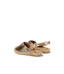 Buonarotti Women Flat Sandals - Gold - View 4