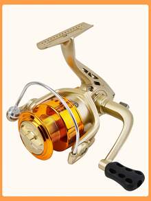 BILLINGS Carrete giratorio, carretes de pesca giratorios de 1000-7000 para agua salada y agua dulce, con arrastre máximo de 8 kg y bobina ligera, relación de engranajes de 5.2:1, palanca plegable intercambiable izquierda/derecha - Multicolor - Ver 2