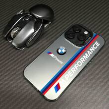 BMW Blue Line Luxury BMW Sports Car Luxury Phone Case For IPhone 17 Air 16E 15 Pro Max 11 12 13 1 - 黑色 - 查看 2