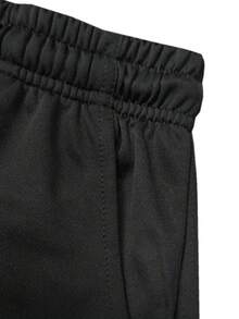 Bộ áo thun và quần short nam thời trang thường ngày, chất liệu nhẹ, cổ tròn, in họa tiết, nhanh khô, thích hợp cho hoạt động thể thao mùa hè. - màu đen - Xem 4