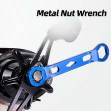 BILLINGS Kit de herramientas de mantenimiento de carretes de pesca - Extractor de cojinetes, Llave para desmontar el carrete, Kit de reparación de aleación de aluminio para el mantenimiento de carretes giratorios y de casting - Multicolor - Ver 4