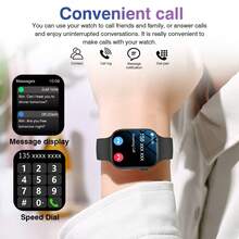 2026 New Silicone Strap Smartwatch For Men & Women, 180mAh Battery Capacity, Call Dial/Answer, Step Counting, Calorie Tracking, Multi-Sport Modes, Incoming Call/Message Alerts, Full-Screen Touch For Android/IOS, Elegant Gift - Multicolor - View 3