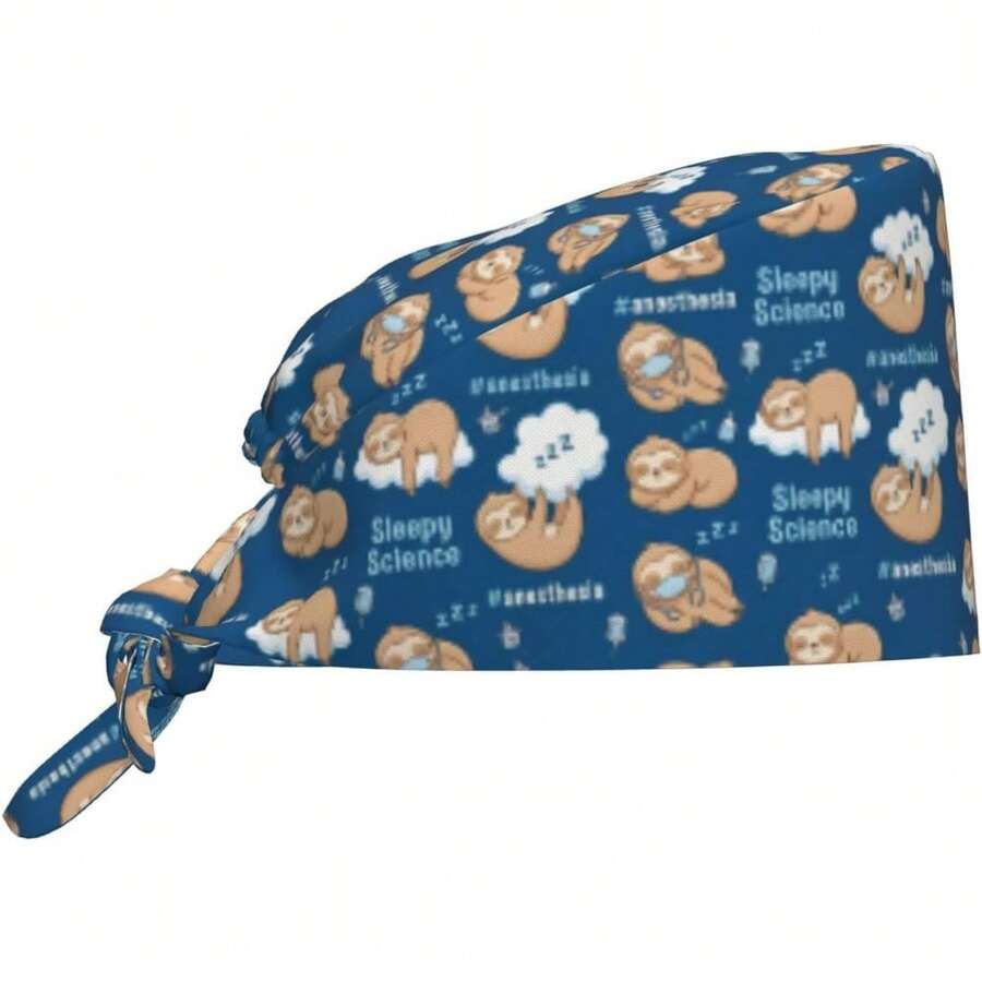 St. Day Shamrock Working Cap With Sweatband, Irish Green Clover Print Scrub Caps For Women Men, Suitable For Work, Fashionable Wear, And Hair Protection.The Perfect Gift Choice For Valentine's Day, Birthdays, Anniversaries, Or For Your Boyfriend, Girlfriend, Family, Or Best Friend. - 瞌睡樹懶 - 查看 1
