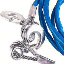 Random Color Heavy Duty Tow Strap, Towing Rope For Off-Road Vehicle Recovery - A - View 4