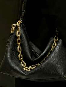 Fashion Metal One Shoulder Crossbody Bag With Chain Pendant, Small Square Women's Bag, Bag Charm, Purse Charms For Handbag, Bag Accessories, Bag Chain, Purse Extender, Key Chains Accessories For Purses - 彩色 - 查看 6