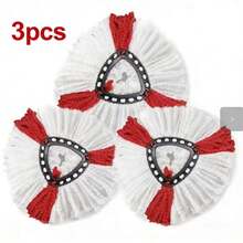 3pcs Replacement Mop Heads, For Replacing Ultra-Microfiber Mops 360 Degree Mops, Compatible With EasyWring And Clean Turbo 2-In-1 Refills, Suitable For All Types Of Floors - Multicolor - View 1