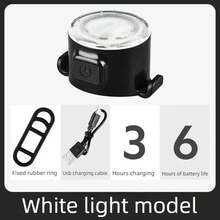 Collar portátil para mascotas, luz Led recargable, 4 engranajes para , caminata nocturna al aire libre, arnés antipérdida para perros, accesorios de correa DKTX - Tipo 2 Blanco - Ver 12