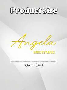 1/6/12pcs Personalized Glass Cup Stickers, Custom Name Gifts, Custom Soda Cup Stickers Suitable For Bridesmaids, Bachelorette Party Gifts, Bridal Shower Gifts, Bridesmaid Gifts, Bachelorette Party Gifts, Boho Wedding Gifts - 彩色 - 查看 6