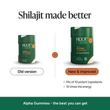 Root Labs 10-1 Gummies |   4000 Mg Shilajit With KSM-66 |   60 Gummies - 1 - Xem 5