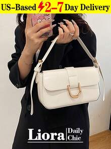 [US-Based Shipping]1pc Lacquered Polyurethane Leather Handbag For Women, Y2k Babe Bag, Lacquered Mini Square Bag, Simple Mini Bag, Shoulder/Underarm Bag, Retro Mini Bag, Versatile Work Bag, Student Mini Square Bag, Retro Inspired Bag For Women, Fashionable White Bag,White Bag,Pumpkin,Autumn,Halloween,Fall,Christmas,Thanksgiving,Festival,Cyber Monday,Holiday,Gift,New Year,Snow,Winter,Warm,End-Of-Year,Party,Bags For Women,Purses And Bags Women,Purses For Women,Small Purse,Summer,Carteras Para Mujer,Pink Purse - trắng - Xem 12